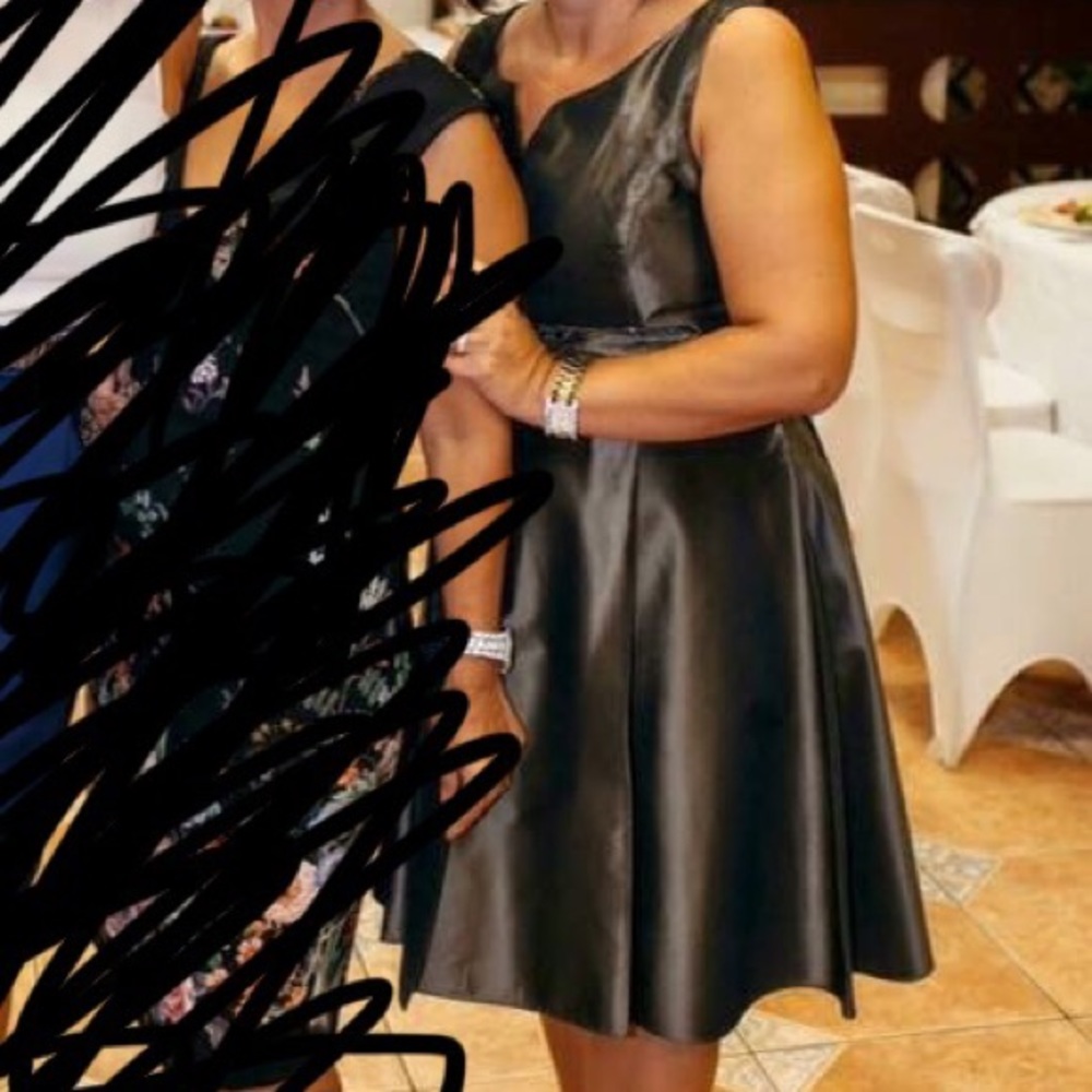 Anne Klein Brown Metallic Dress